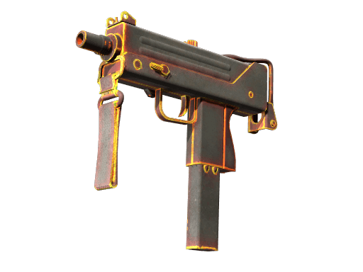 StatTrak™ MAC-10 | Heat (Battle-Scarred)