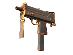 StatTrak™ MAC-10 | Heat (Battle-Scarred)
