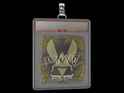 Sticker Slab | FlameZ (Gold) | Austin 2025