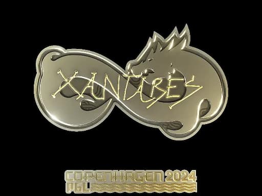 Sticker | XANTARES (Gold) | Copenhagen 2024