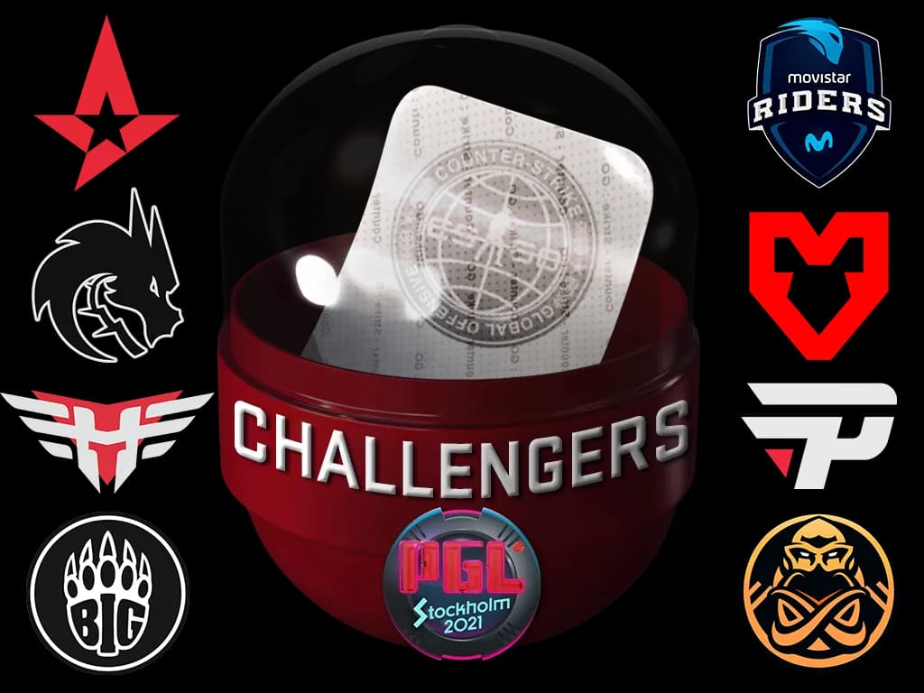 Stockholm 2021 Challengers Sticker Capsule