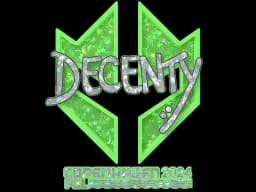 Sticker | decenty (Glitter) | Copenhagen 2024