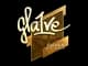 Sticker | gla1ve (Gold) | Boston 2018 CS2 skin