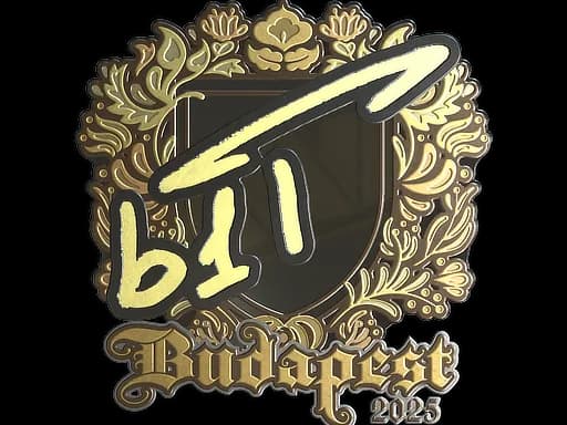Sticker | b1t (Gold) | Budapest 2025