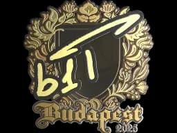 Sticker | b1t (Gold) | Budapest 2025