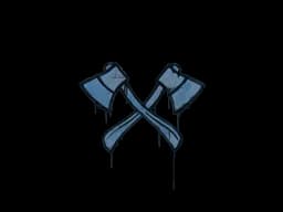 Sealed Graffiti | X-Axes (Monarch Blue)