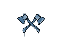 Sealed Graffiti | X-Axes (Monarch Blue)