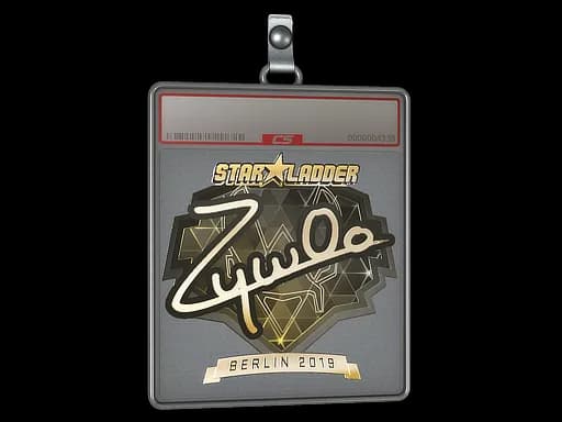 Sticker Slab | ZywOo (Gold) | Berlin 2019