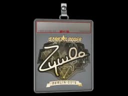 Sticker Slab | ZywOo (Gold) | Berlin 2019