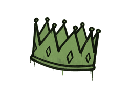 Sealed Graffiti | King Me (Battle Green)