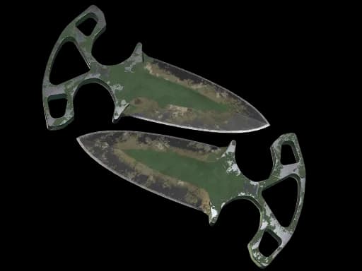 ★ StatTrak™ Shadow Daggers | Forest DDPAT (Battle-Scarred)