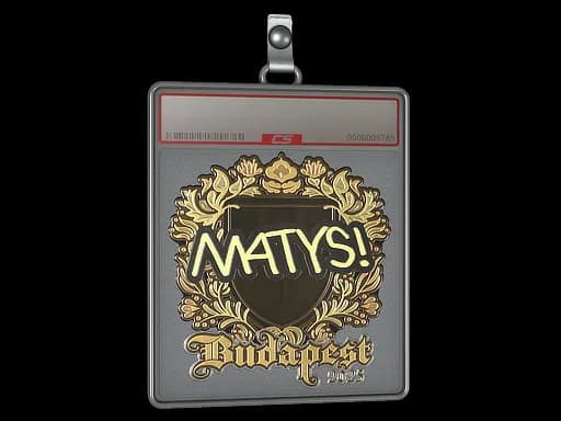 Sticker Slab | MATYS (Gold) | Budapest 2025
