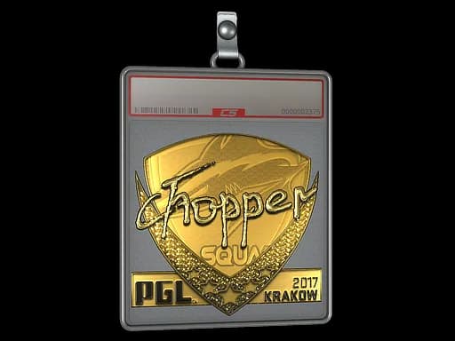 Sticker Slab | chopper (Gold) | Krakow 2017