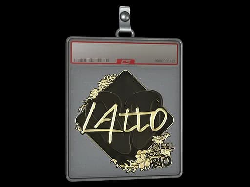 Sticker Slab | latto (Gold) | Rio 2022