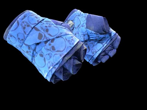 ★ Hand Wraps | Cobalt Skulls (Field-Tested)