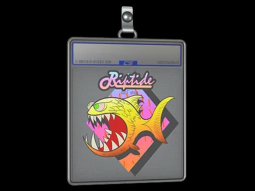 Sticker Slab | Yellow Jaggyfish