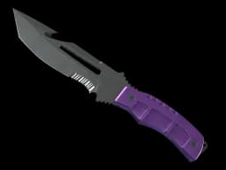 ★ Survival Knife | Ultraviolet (Well-Worn)