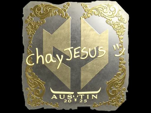Sticker | chayJESUS (Gold) | Austin 2025