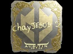 Sticker | chayJESUS (Gold) | Austin 2025