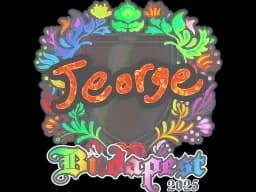 Sticker | jeorge (Holo) | Budapest 2025