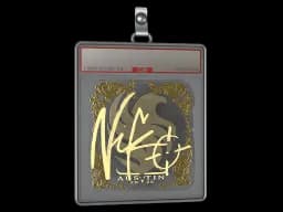 Sticker Slab | NiKo (Gold) | Austin 2025