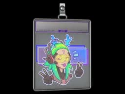 Sticker Slab | V For Victory (Holo)