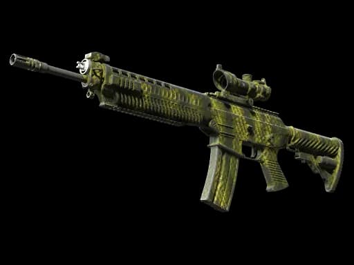 Souvenir SG 553 | Gator Mesh (Well-Worn)