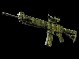 Souvenir SG 553 | Gator Mesh (Well-Worn)