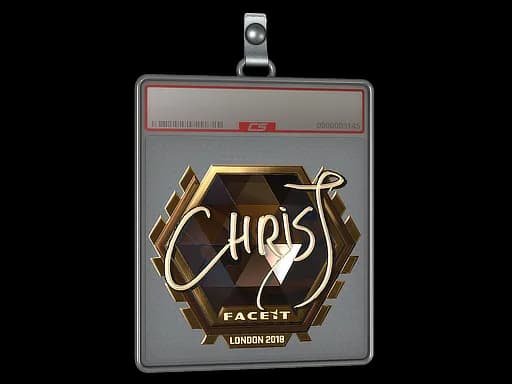 Sticker Slab | chrisJ (Gold) | London 2018