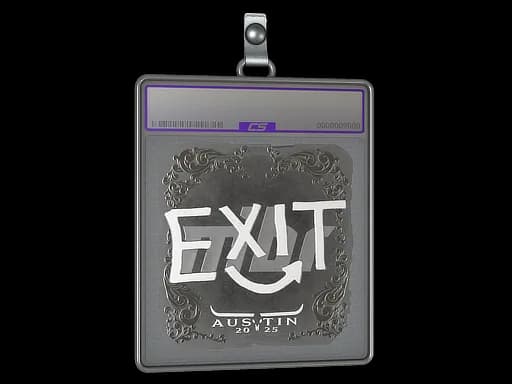 Sticker Slab | exit (Foil) | Austin 2025