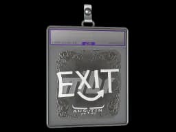 Sticker Slab | exit (Foil) | Austin 2025