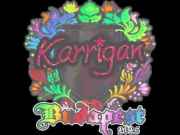 Sticker | karrigan (Holo) | Budapest 2025