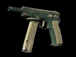 CZ75-Auto | Green Plaid (Well-Worn)