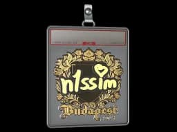 Sticker Slab | n1ssim (Gold) | Budapest 2025