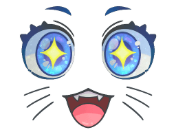 Sticker | Kawaii Eyes (Glitter)