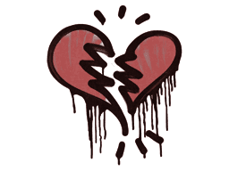 Sealed Graffiti | Broken Heart (Blood Red)