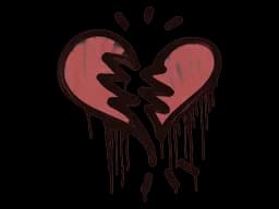 Sealed Graffiti | Broken Heart (Blood Red)