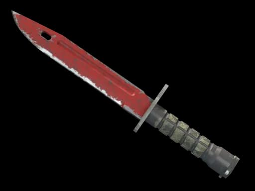 ★ StatTrak™ Bayonet | Crimson Web (Well-Worn)
