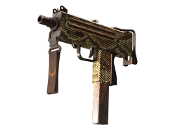 MAC-10 | Hot Snakes (Battle-Scarred)