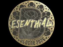 Sticker | esenthial (Gold) | Cologne 2026
