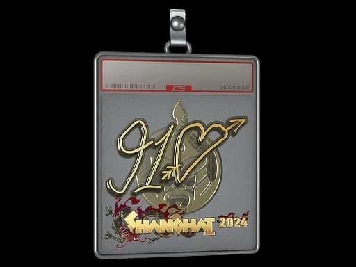Sticker Slab | 910 (Gold) | Shanghai 2024
