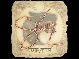 Sticker | skullz | Austin 2025