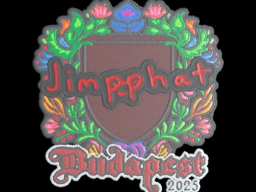 Sticker | Jimpphat (Embroidered) | Budapest 2025