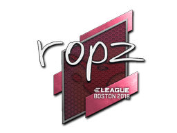 Sticker | ropz | Boston 2018