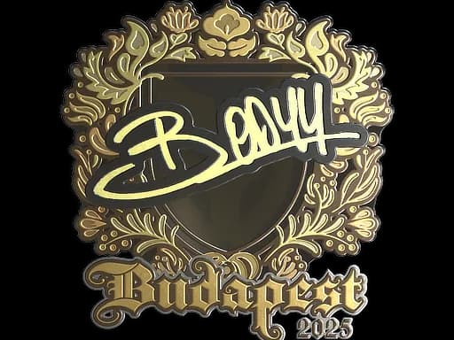 Sticker | bodyy (Gold) | Budapest 2025