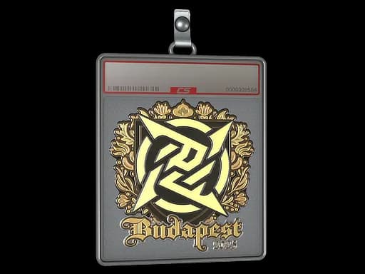 Sticker Slab | Ninjas in Pyjamas (Gold) | Budapest 2025