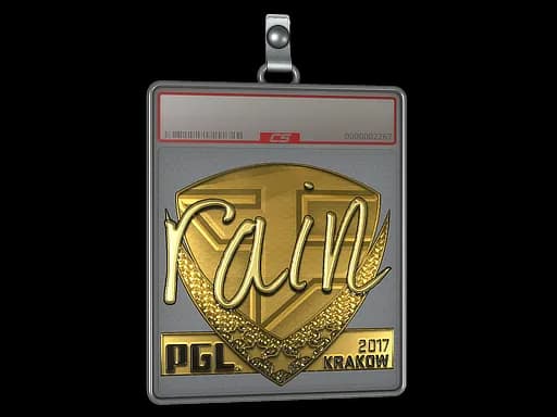 Sticker Slab | rain (Gold) | Krakow 2017