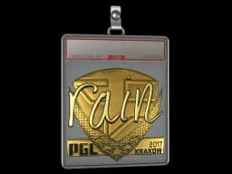 Sticker Slab | rain (Gold) | Krakow 2017