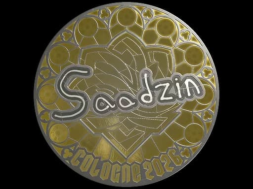 Sticker | saadzin (Foil) | Cologne 2026