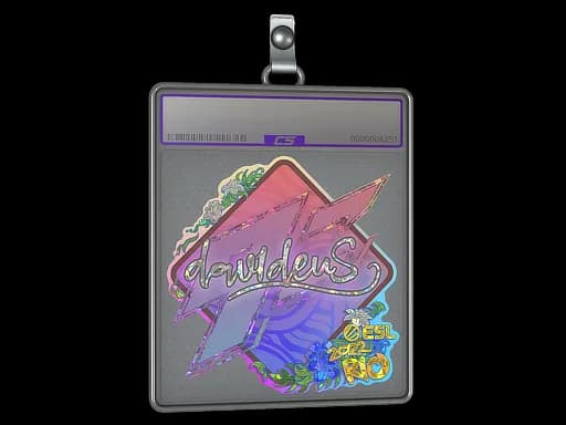 Sticker Slab | dav1deuS (Glitter) | Rio 2022